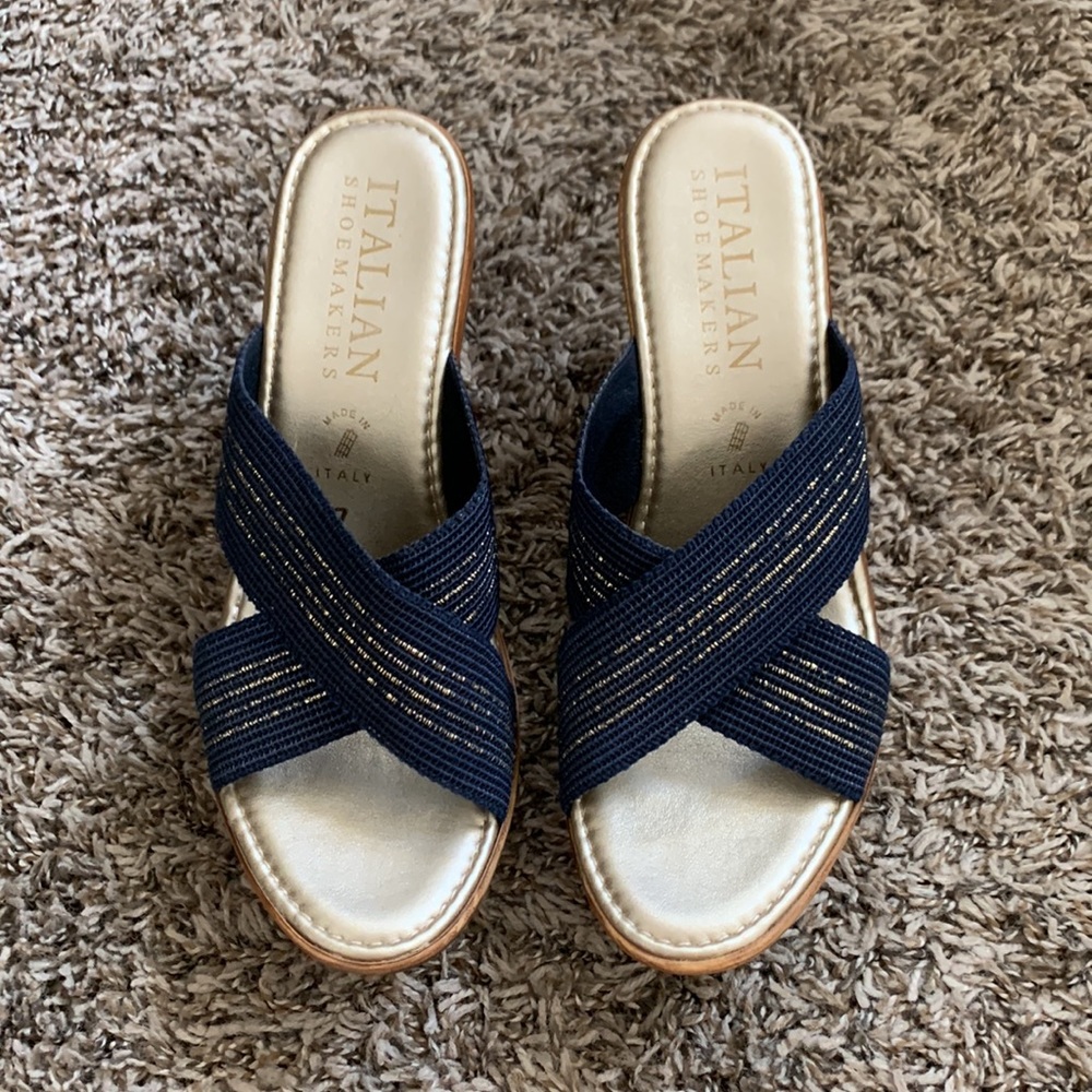 Italian Shoemakers Wedges size 7